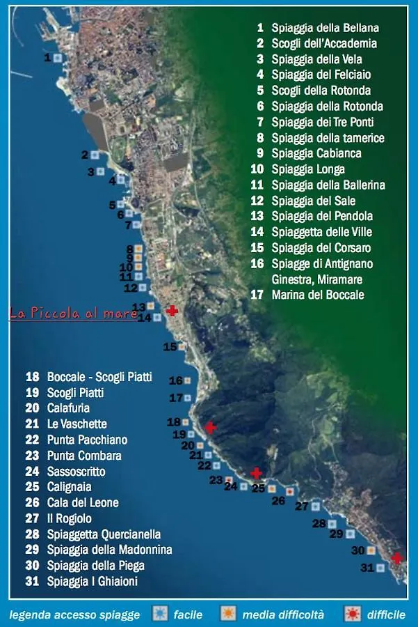 شقة La Piccola Al Mare ليفورنو